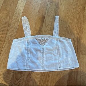 Reformation Lace Top